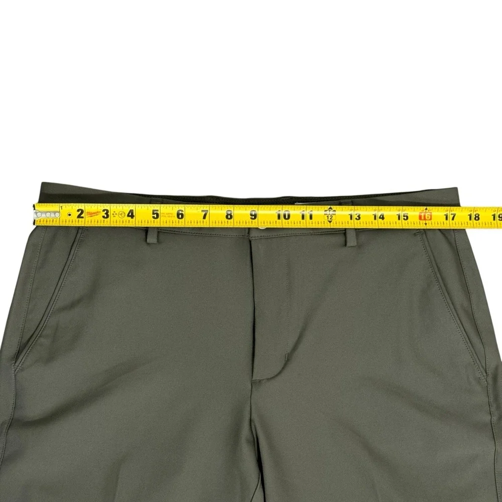 Greg Norman Men's Performance Golf Pants Size 36x32 Olive‎ Stretch Lightweight